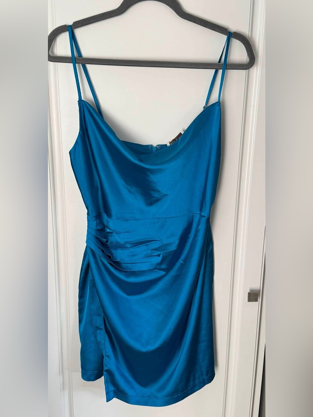 NEW! Urban Outfitters Satin Draped Mini Dress